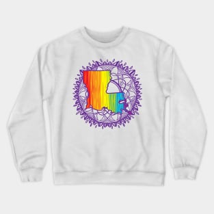 Louisiana Mandala Pride Crewneck Sweatshirt